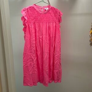 Hot pink summer dress